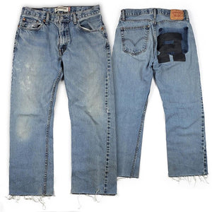 ONE OFF Custom Reklaws denim Jeans - Levis